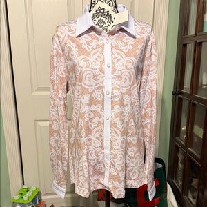 Elegant Lace Patterned Blouse